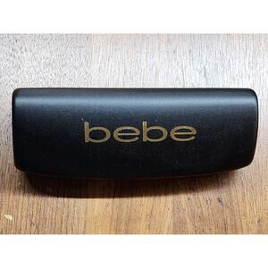 Bebe Sunglass Eyeglasses Case Black Hard Clam Shell Sun Glass Eye Glass